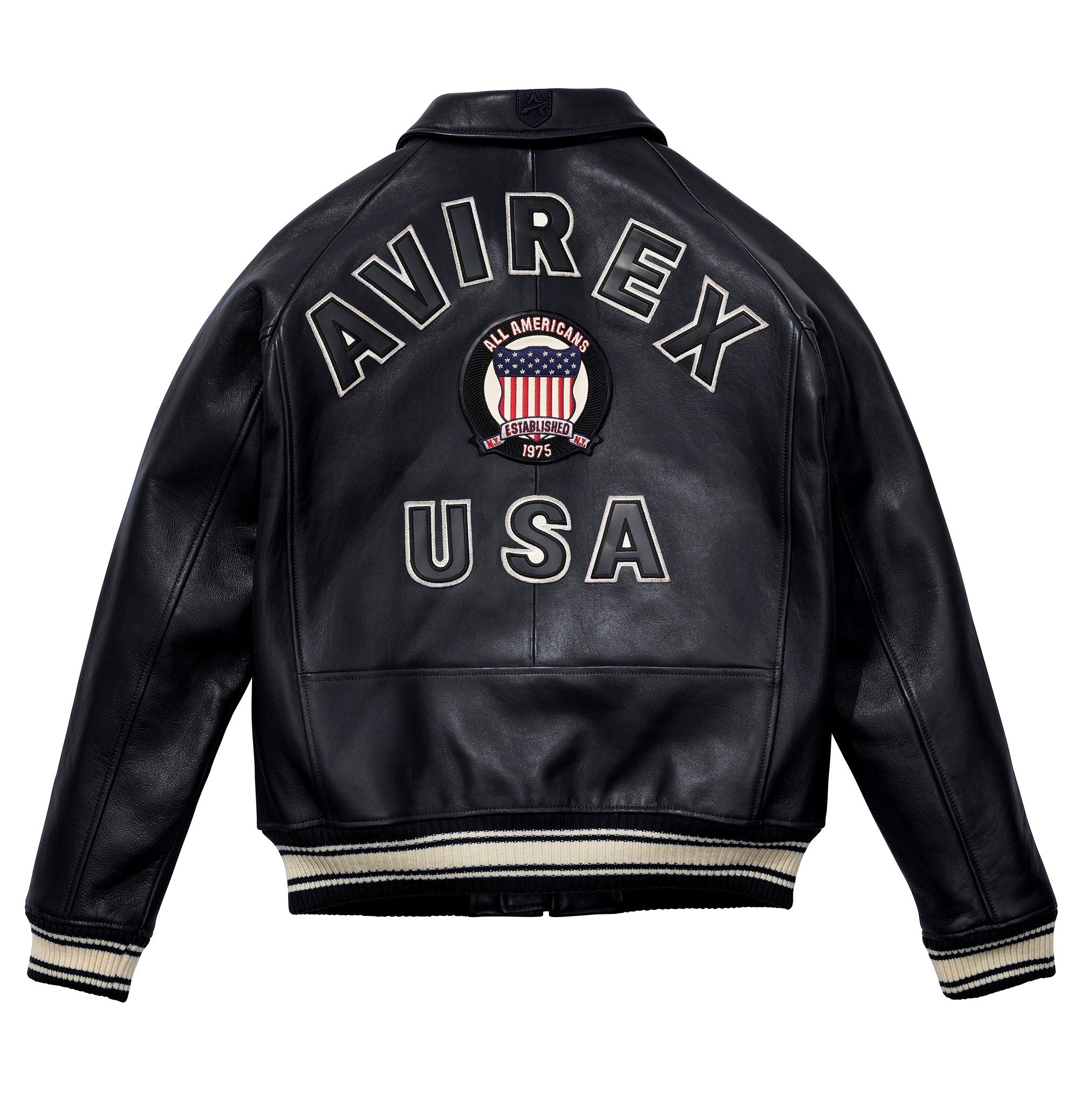 Avirex Icon Leather Bomber Jacket (Men's)