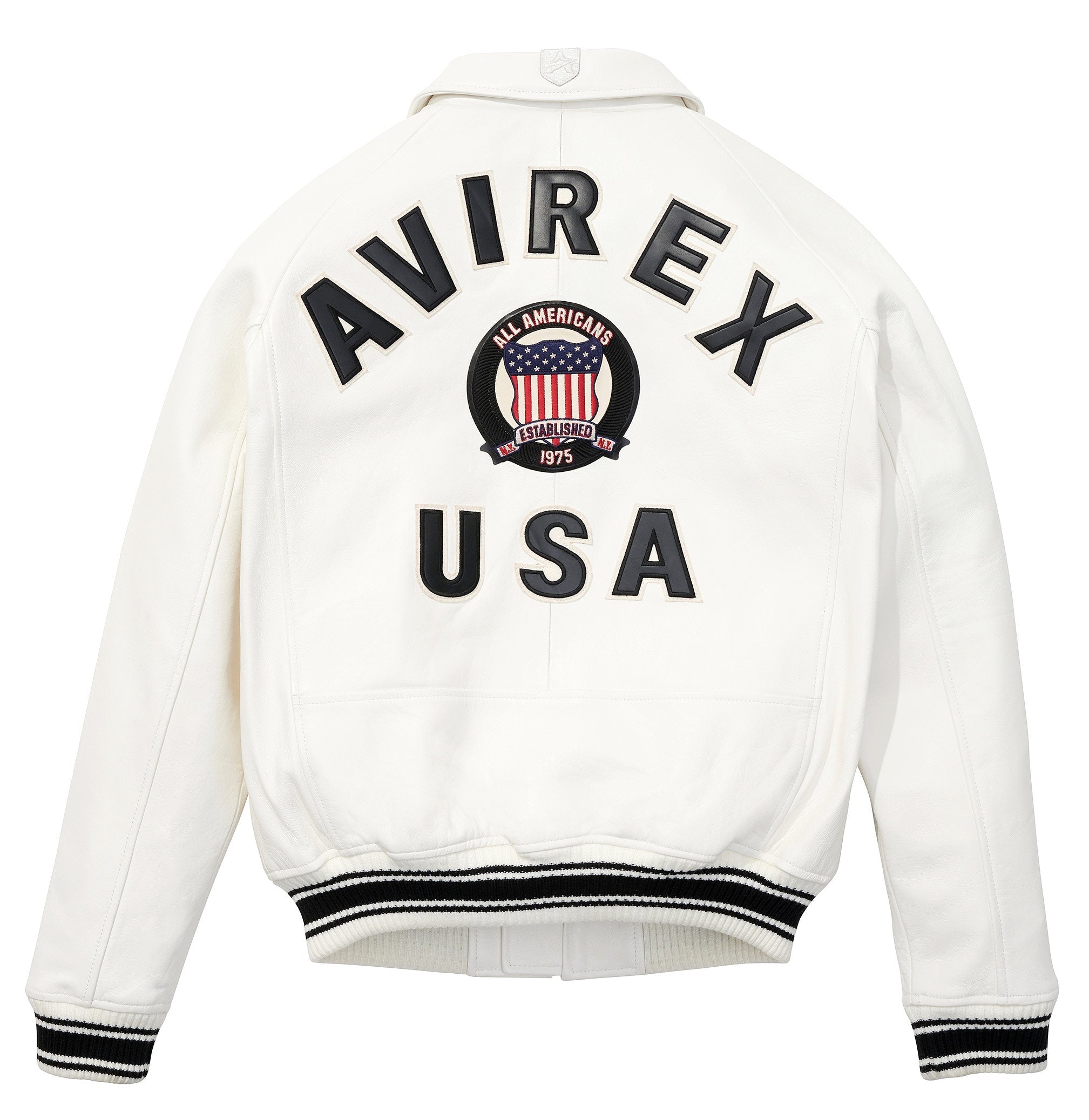 Avirex Icon Leather Bomber Jacket