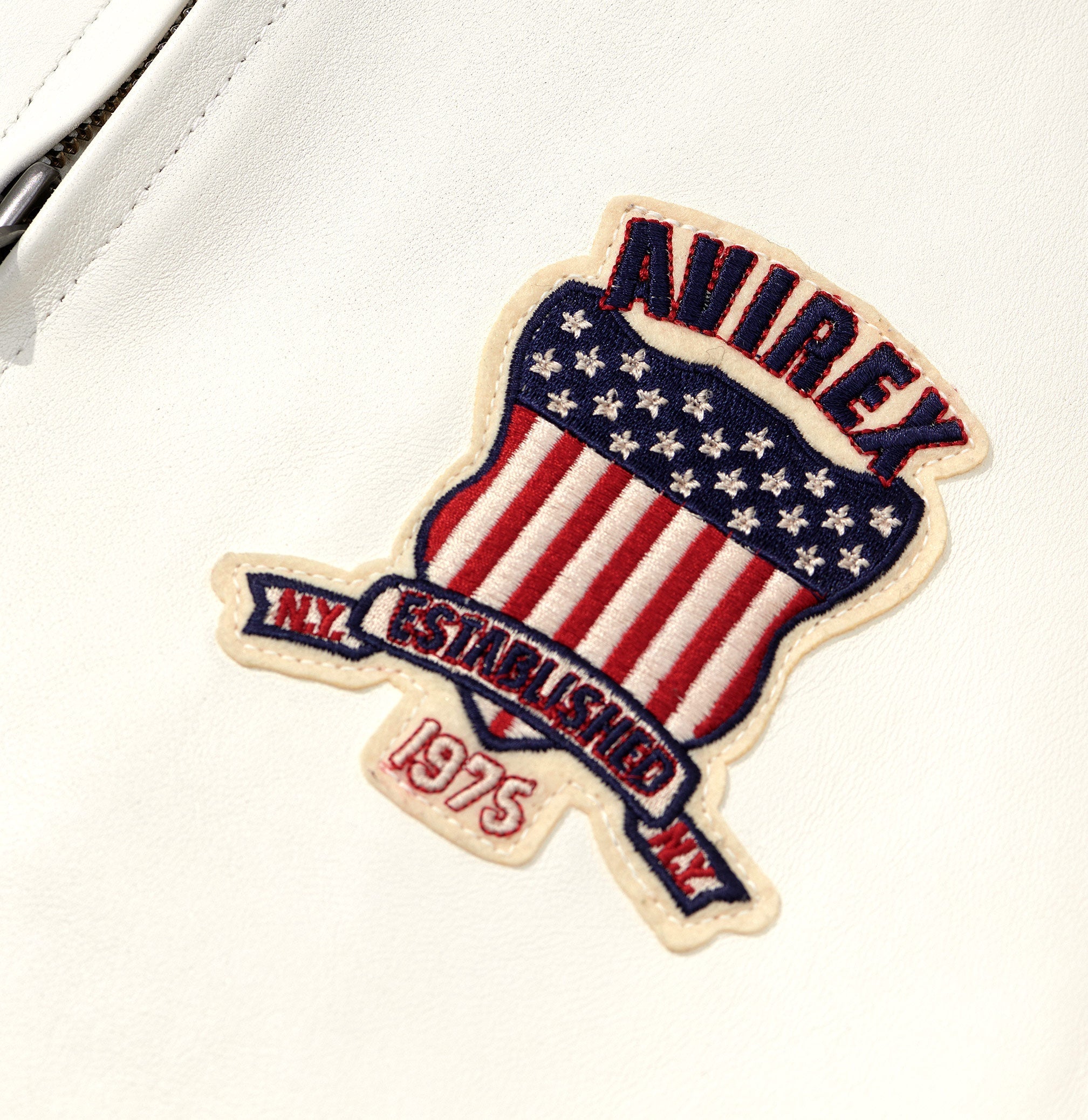 Avirex Icon Leather Bomber Jacket