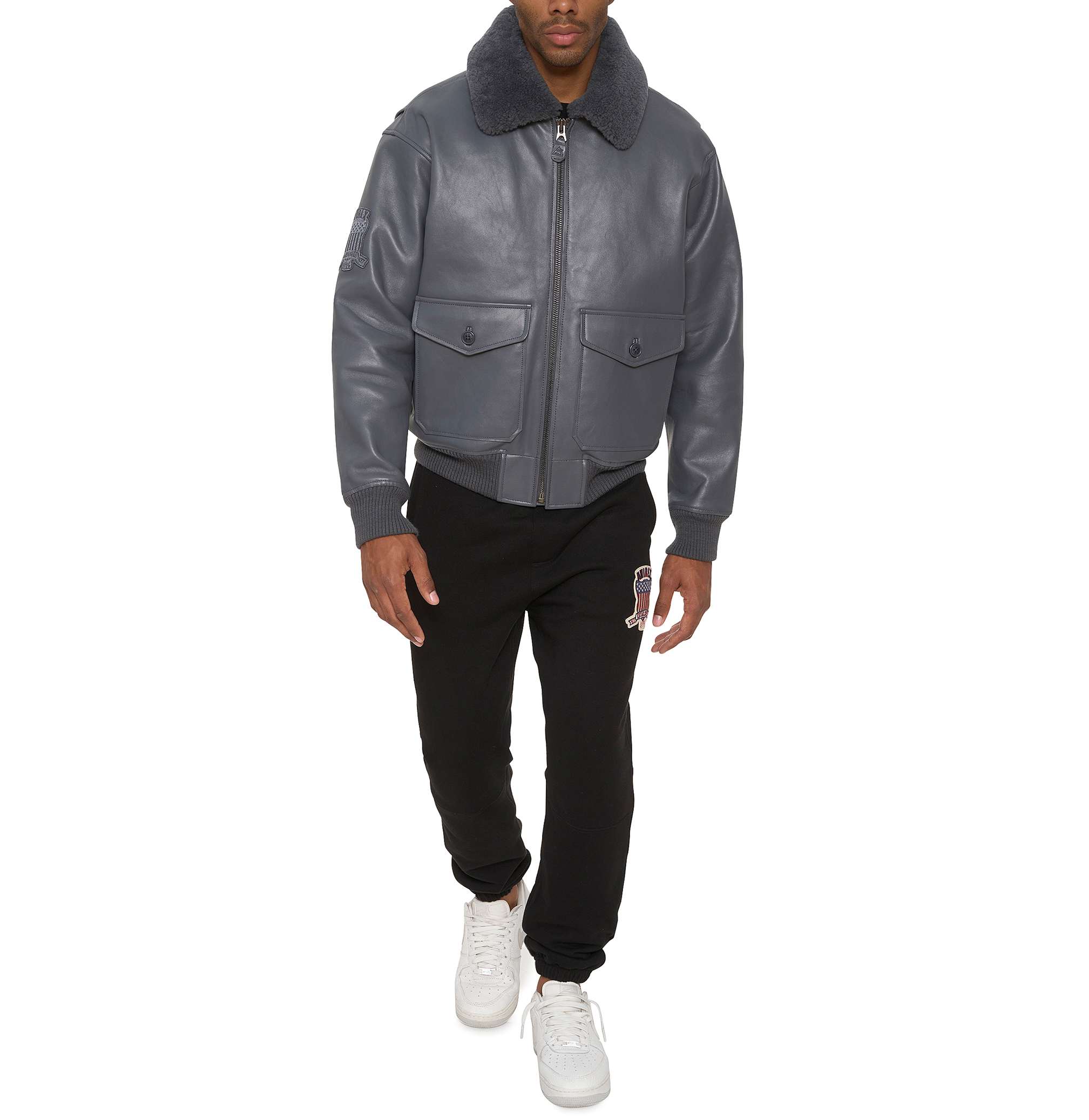 Avirex G-1 Leather Bomber Flight Jacket