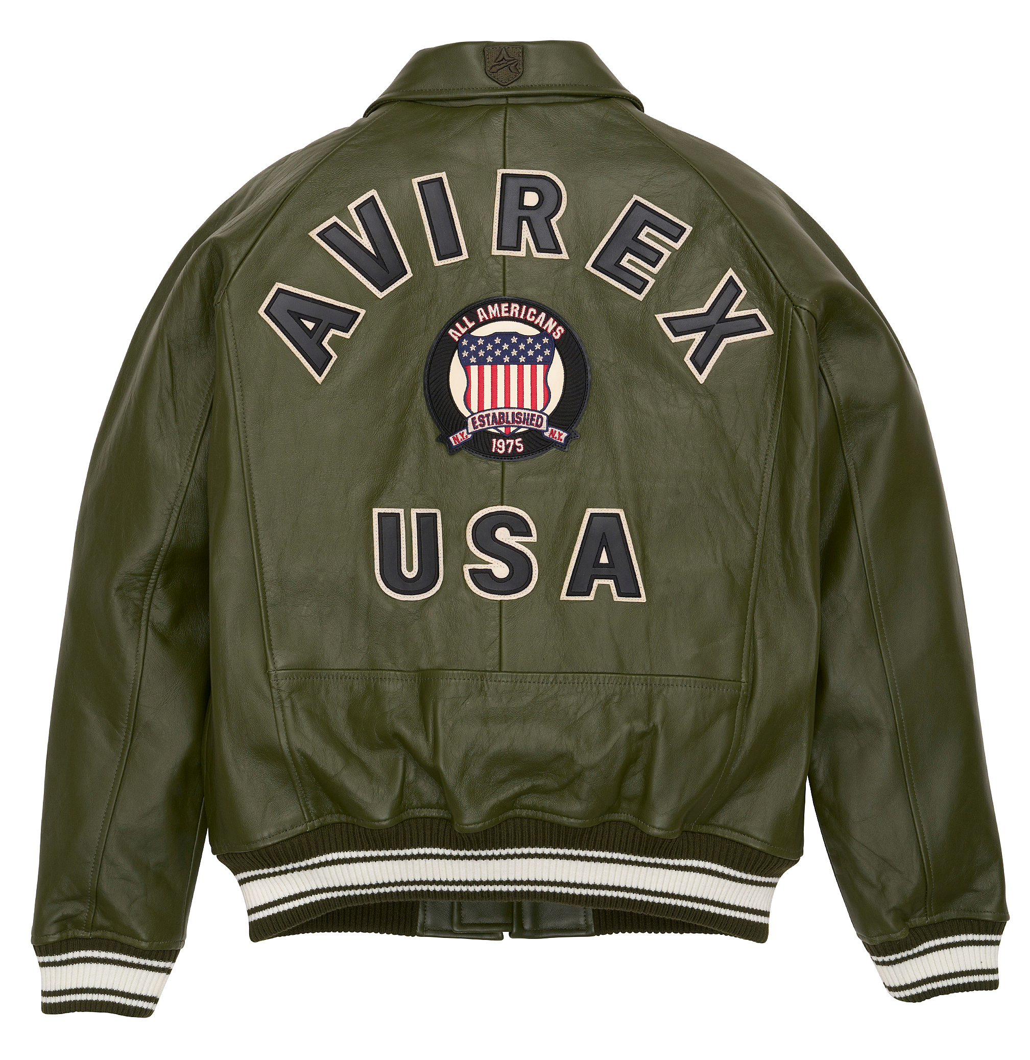 Avirex Icon Leather Bomber Jacket (Men's)