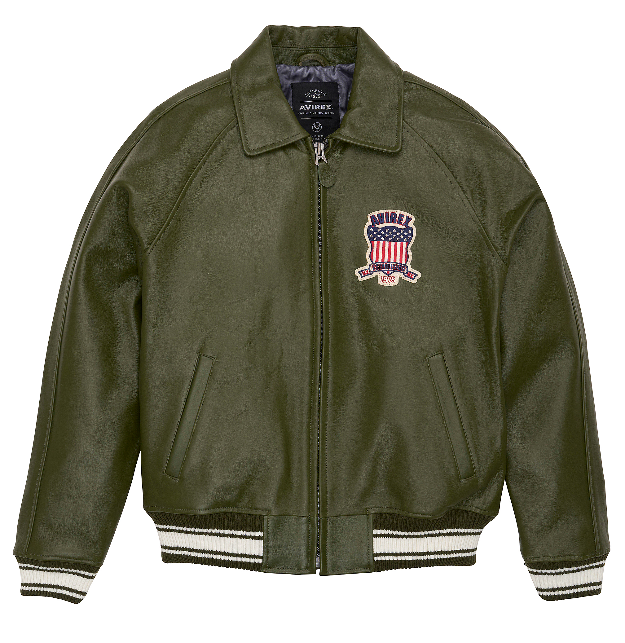Avirex Icon Leather Bomber Jacket (Men's)