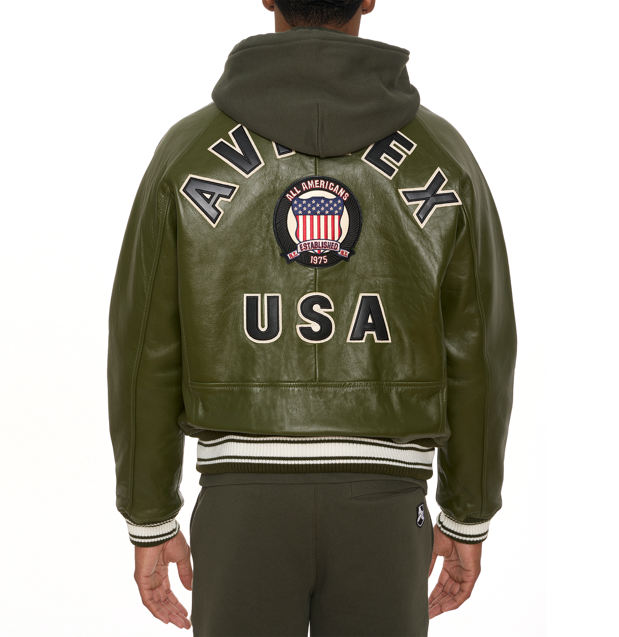 Avirex Icon Leather Bomber Jacket (Men's)