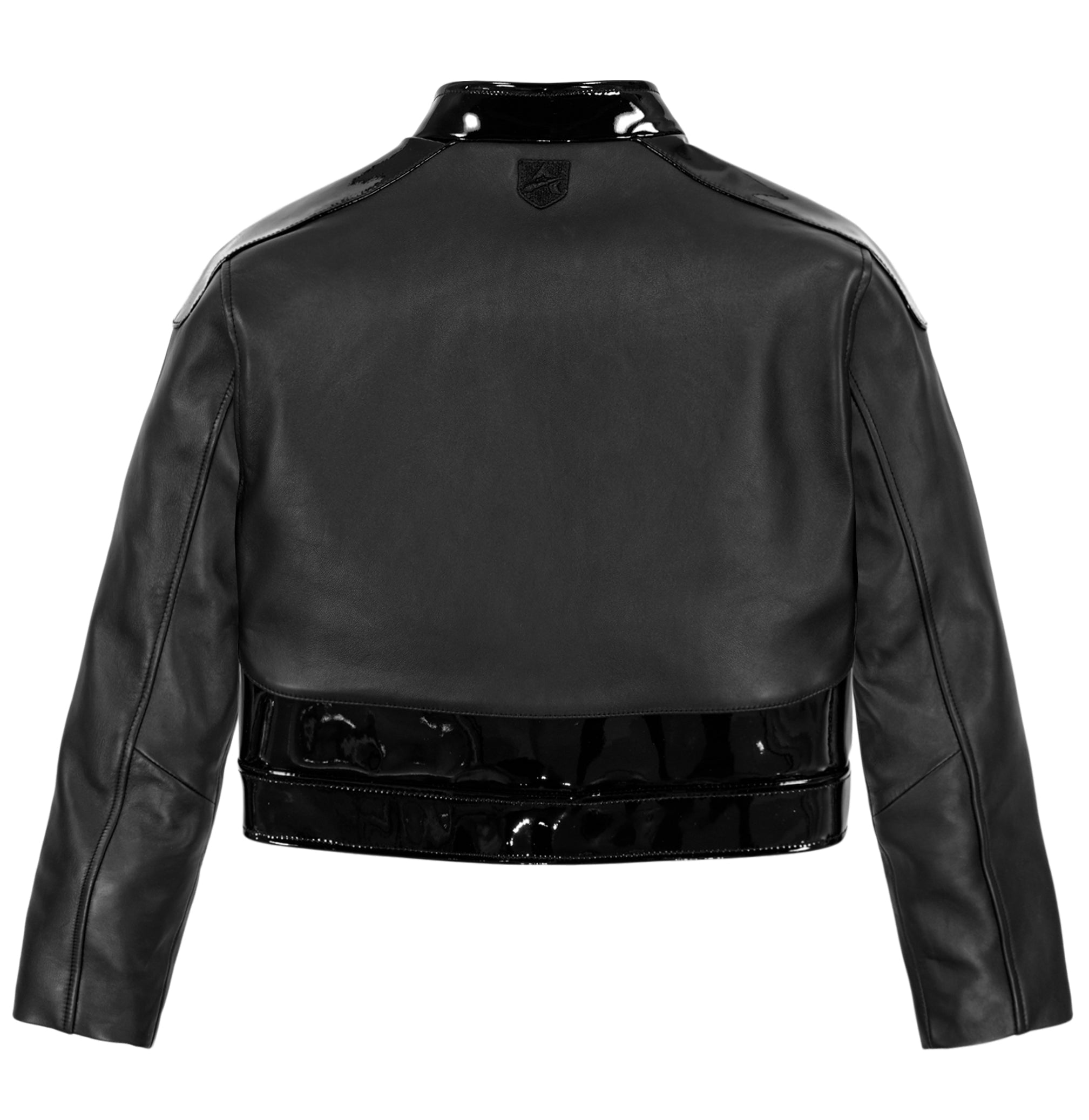 Avirex Cropped Legend Leather Bomber Jacket (Women's)