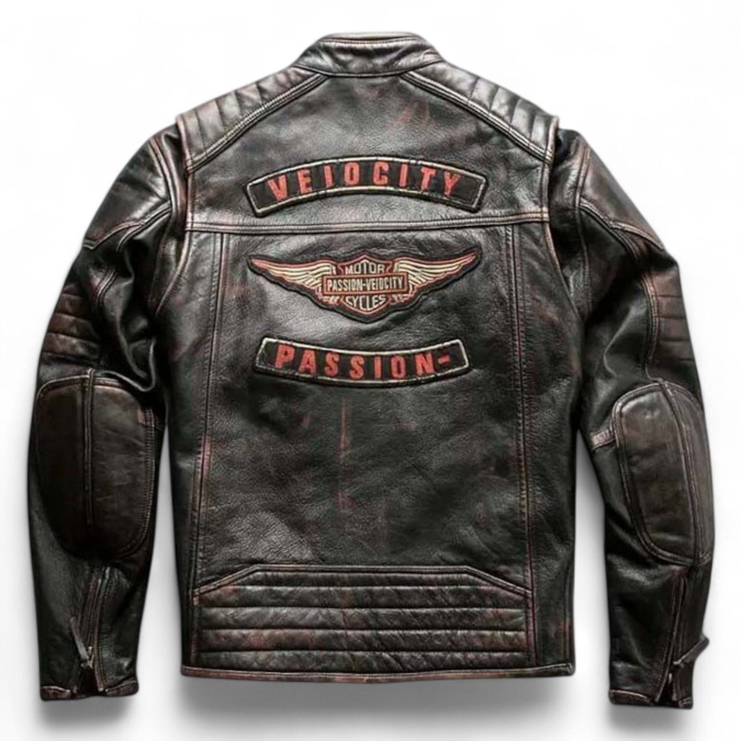 Harley Davidson Passion Velocity Distressed Leather Jacket