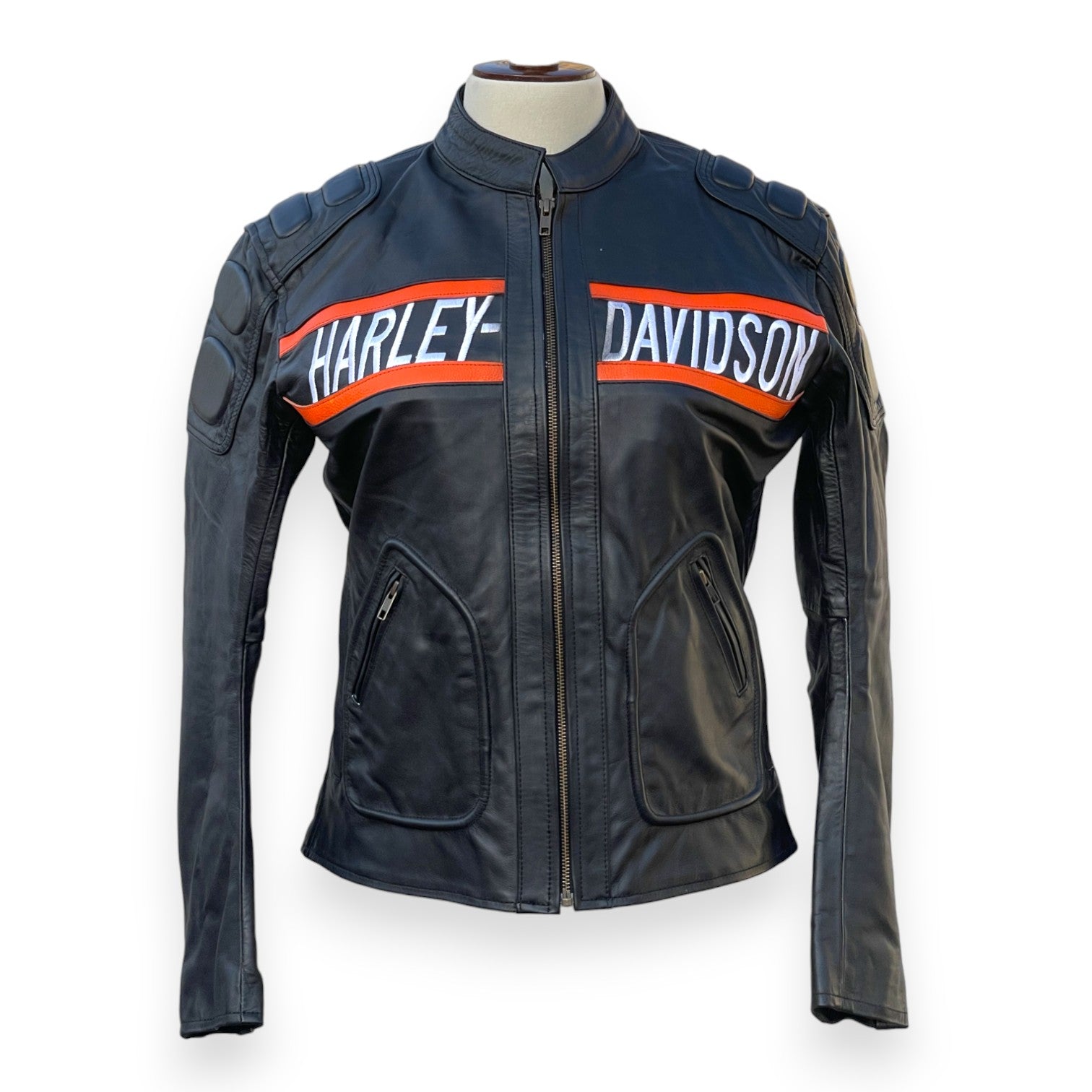 Harley-Davidson Women’s Leather Jacket – Classic Biker Design