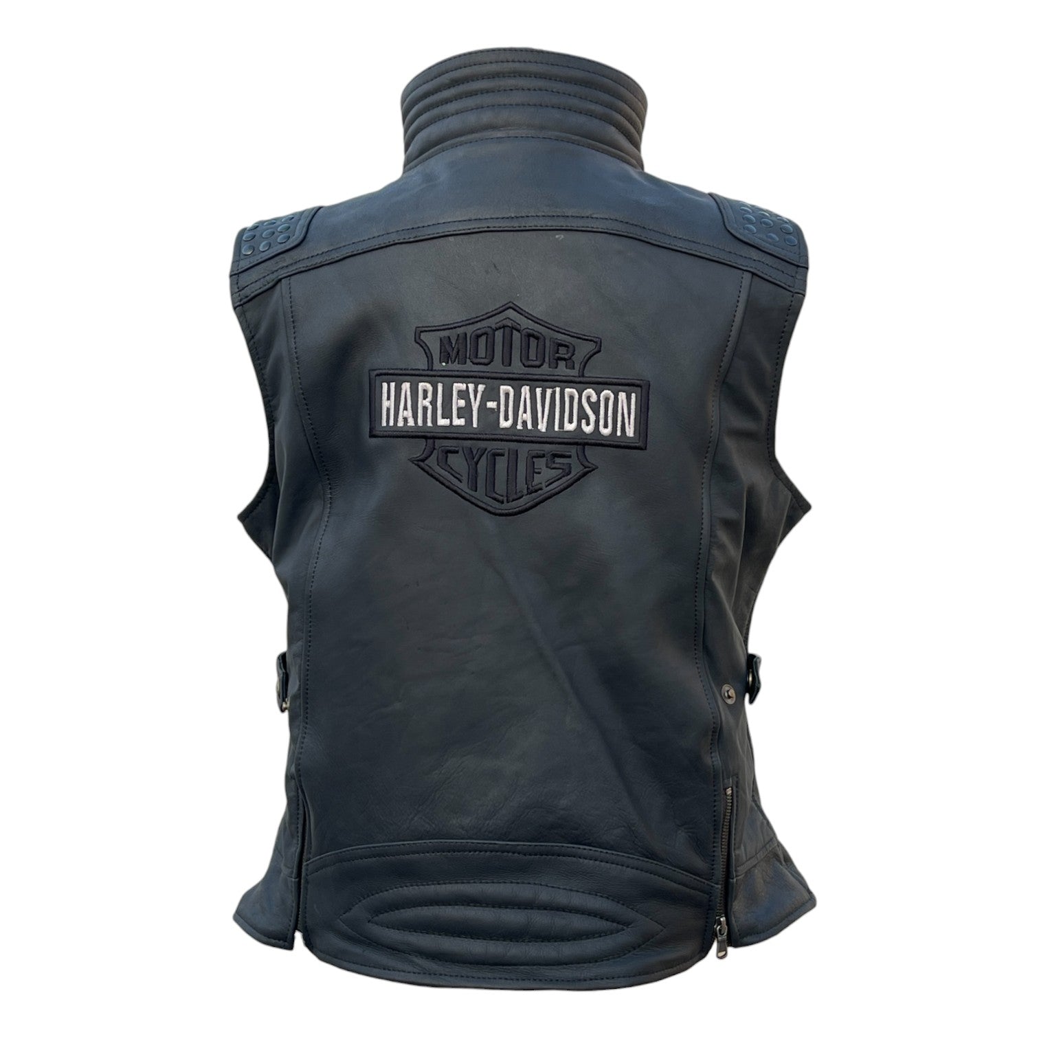Women's Electra Studded Leather Vest