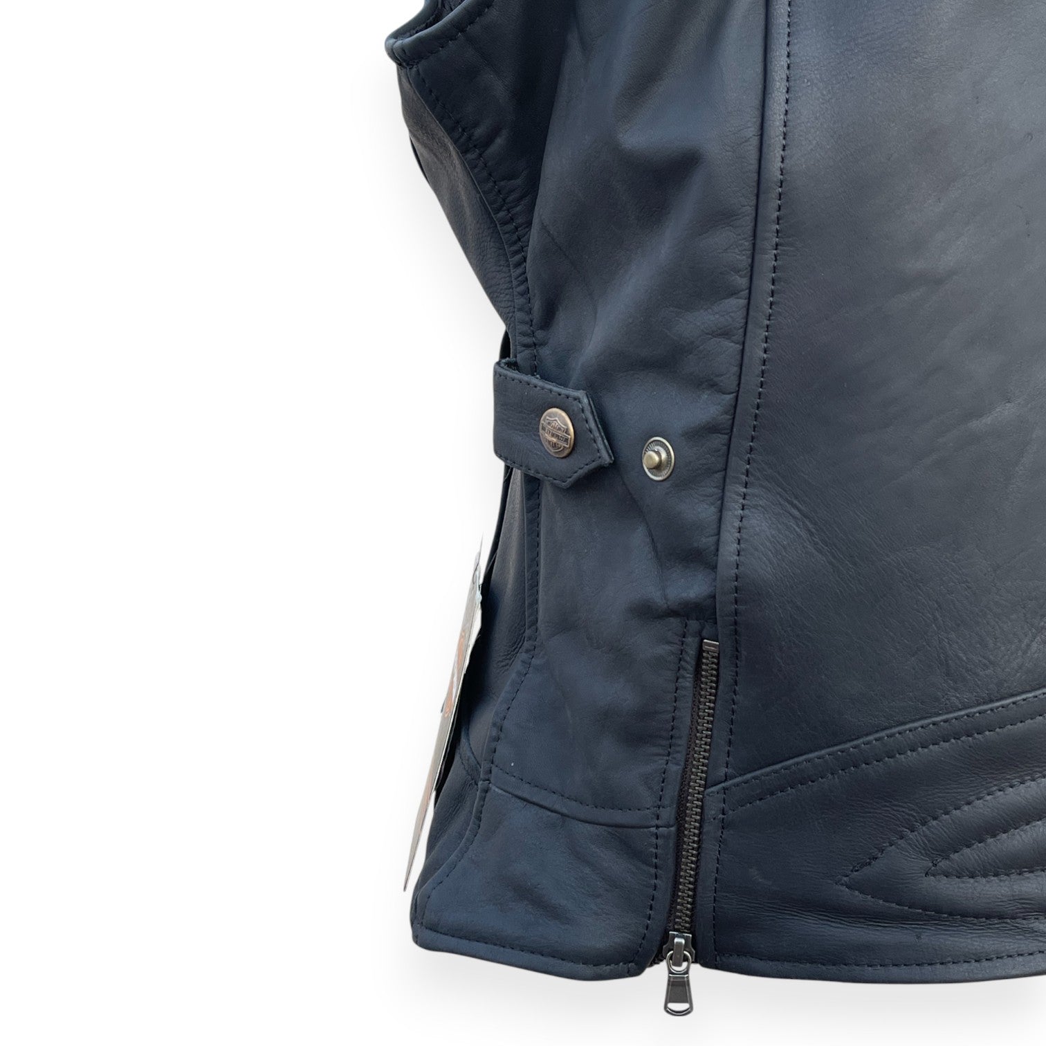 Women's Electra Studded Leather Vest