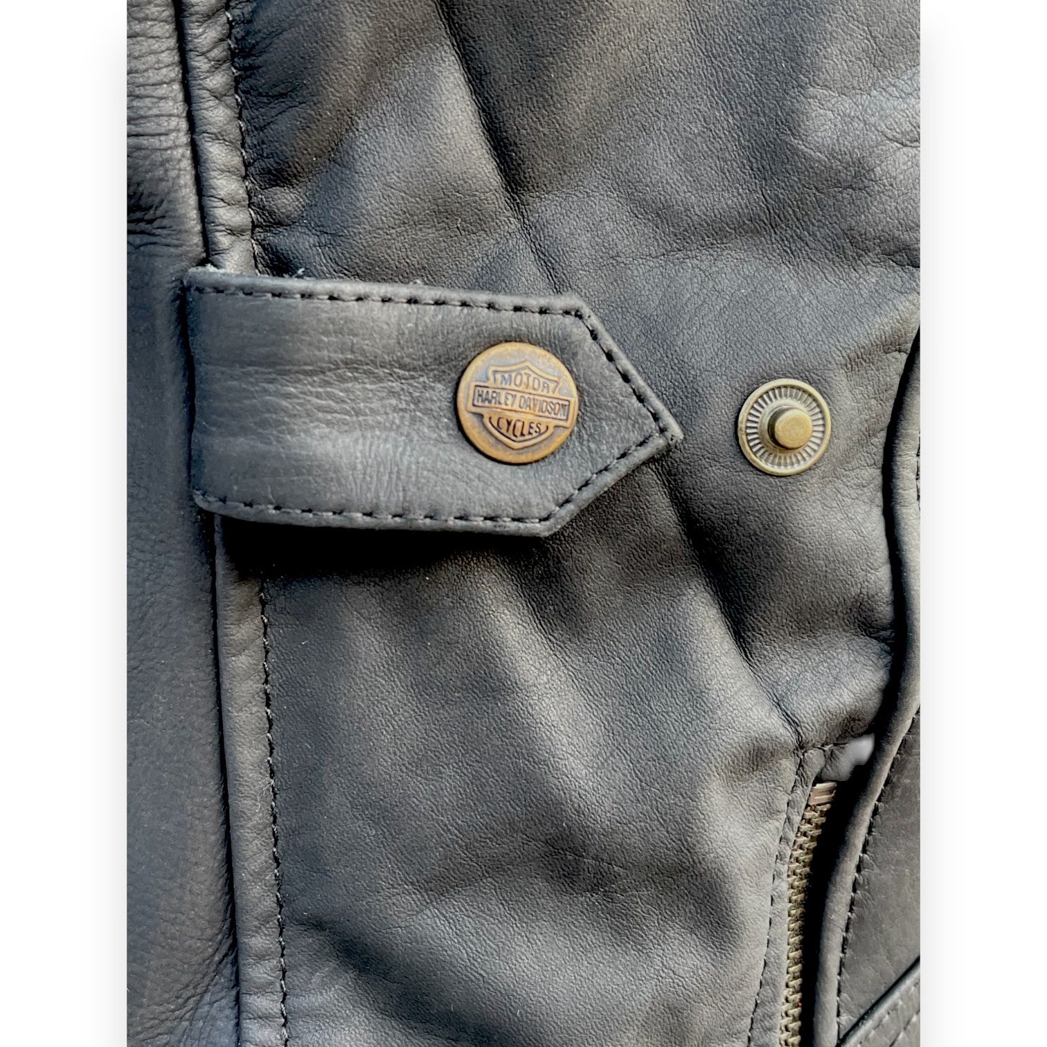 Women's Electra Studded Leather Vest