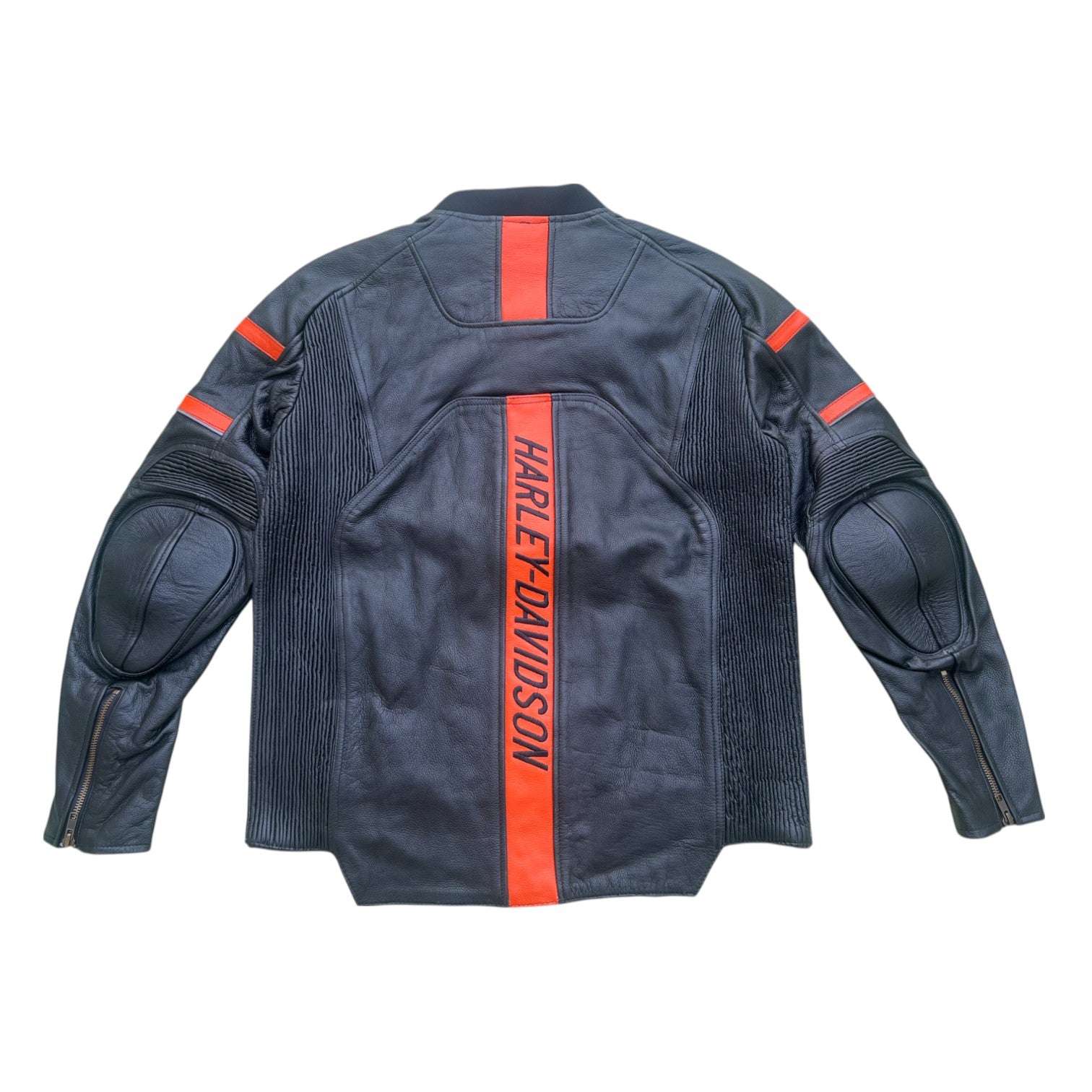 Harley-Davidson Men’s Brawler Leather Jacket – High-Performance Riding with Built-In Armor