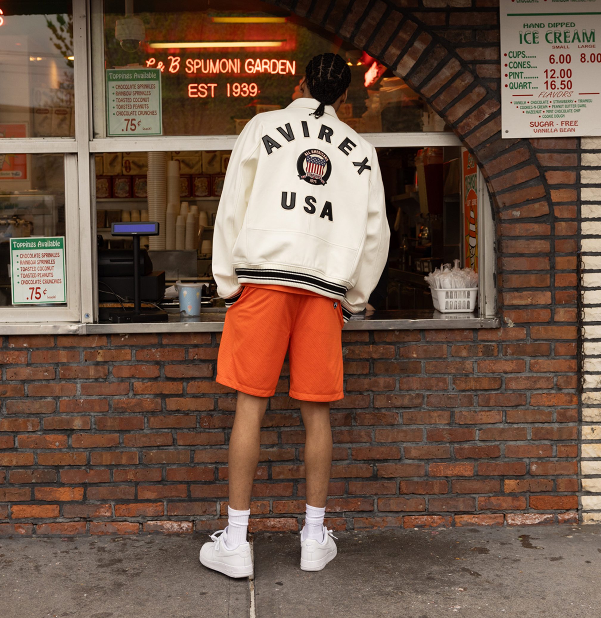 Avirex Icon Leather Bomber Jacket