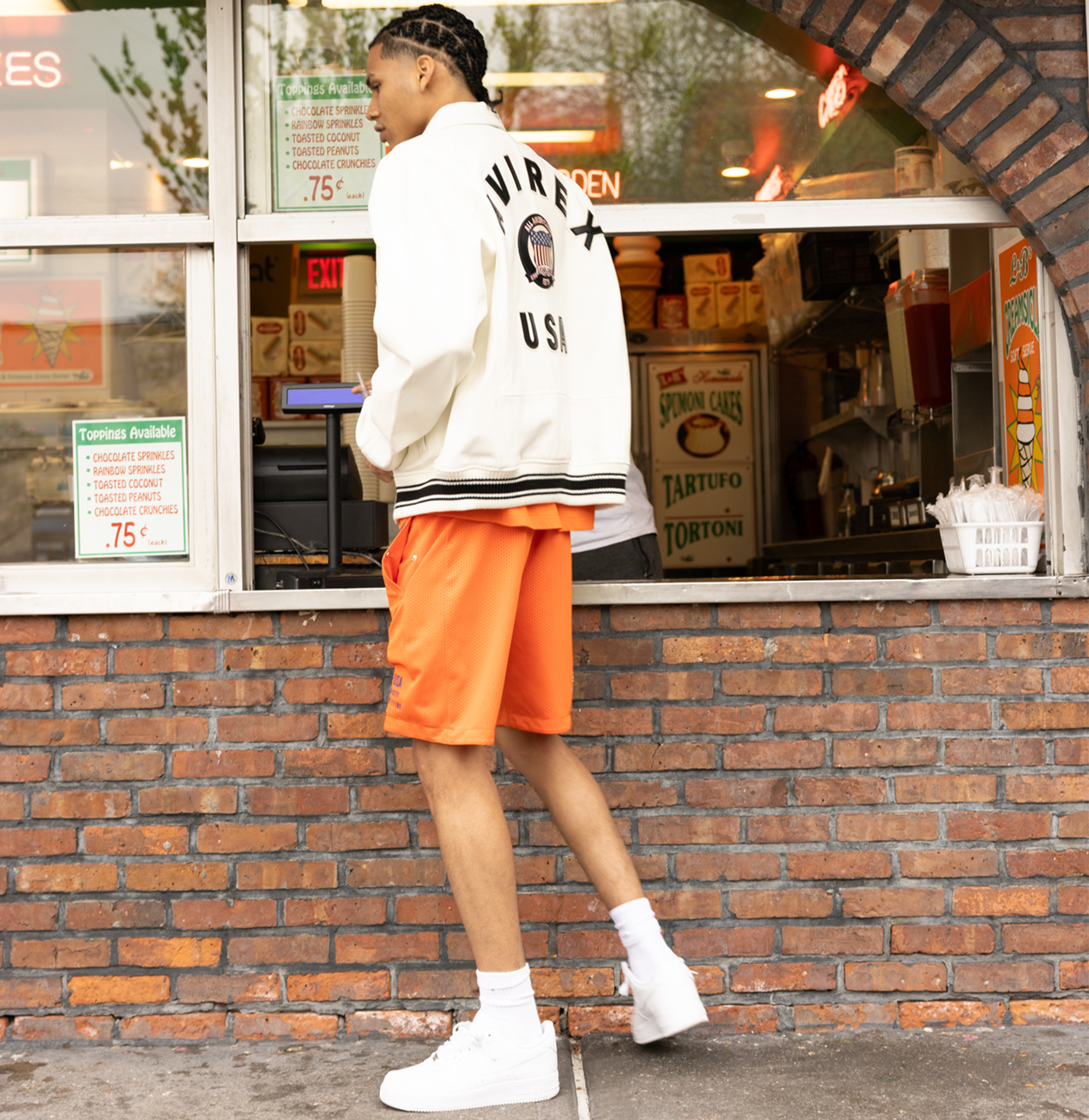 Avirex Icon Leather Bomber Jacket