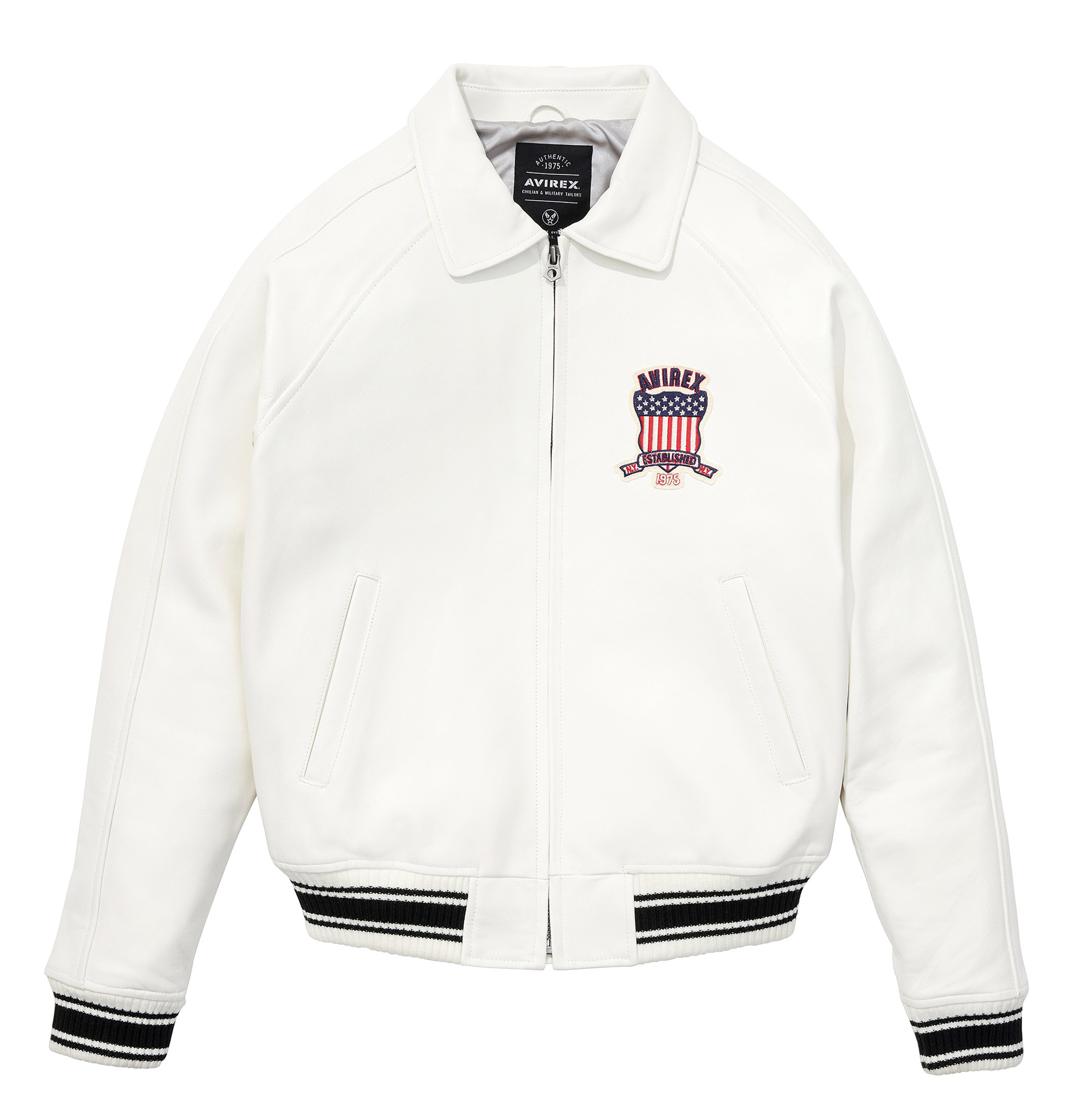 Avirex Icon Leather Bomber Jacket