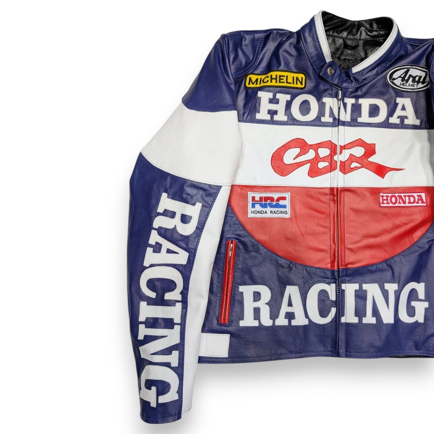 Rare Vintage Honda CBR Motorcycle Racing Leather Jacket – Collector’s Edition