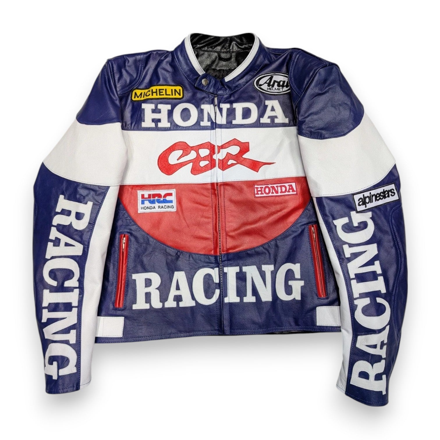 Rare Vintage Honda CBR Motorcycle Racing Leather Jacket – Collector’s Edition