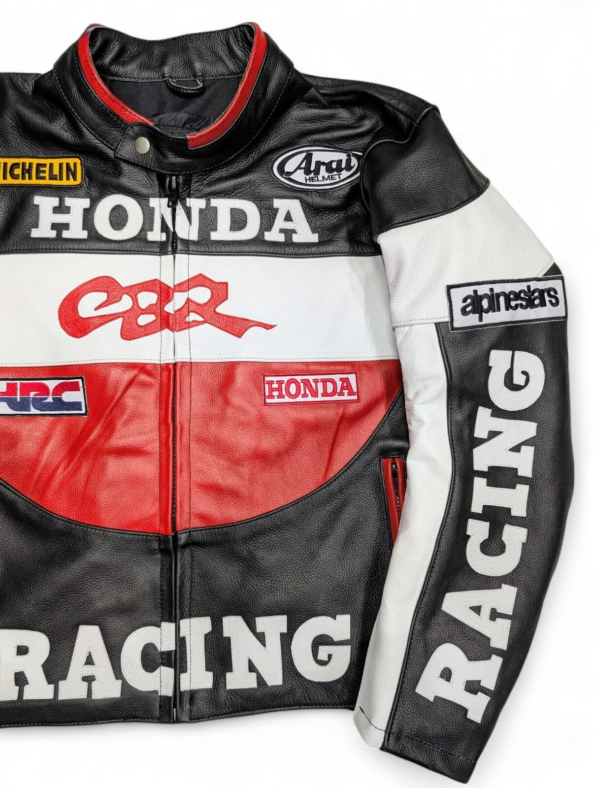 Rare Vintage Honda CBR Motorcycle Racing Leather Jacket – Collector’s Edition