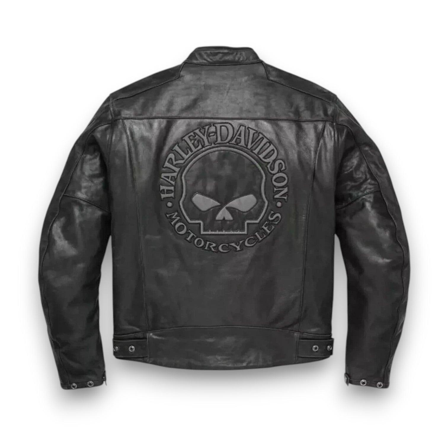Real Cowhide Leather Biker Jacket
