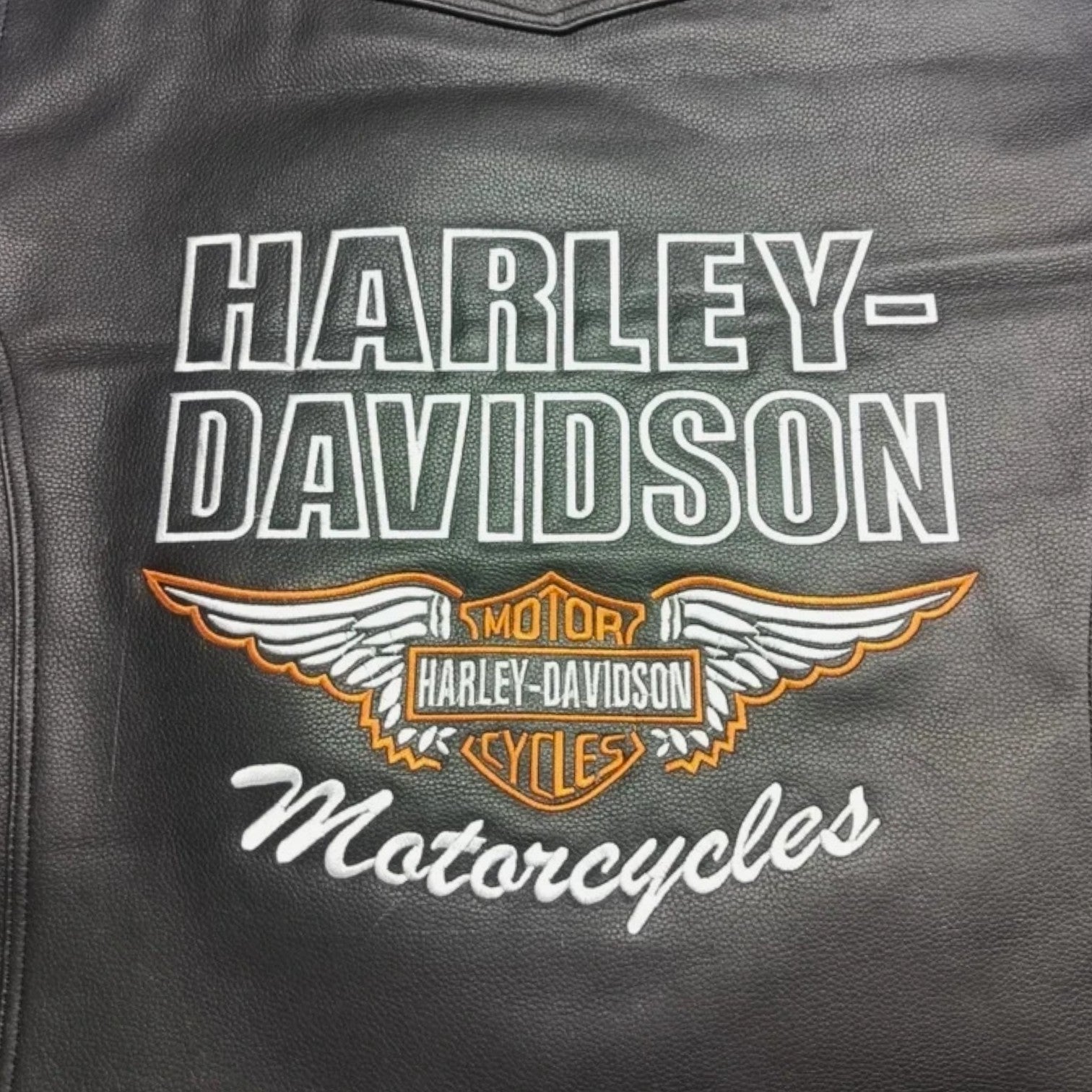 Harley-Davidson Men’s Biker Café Racer Motorcycle Leather Vest – 100% Genuine Cowhide