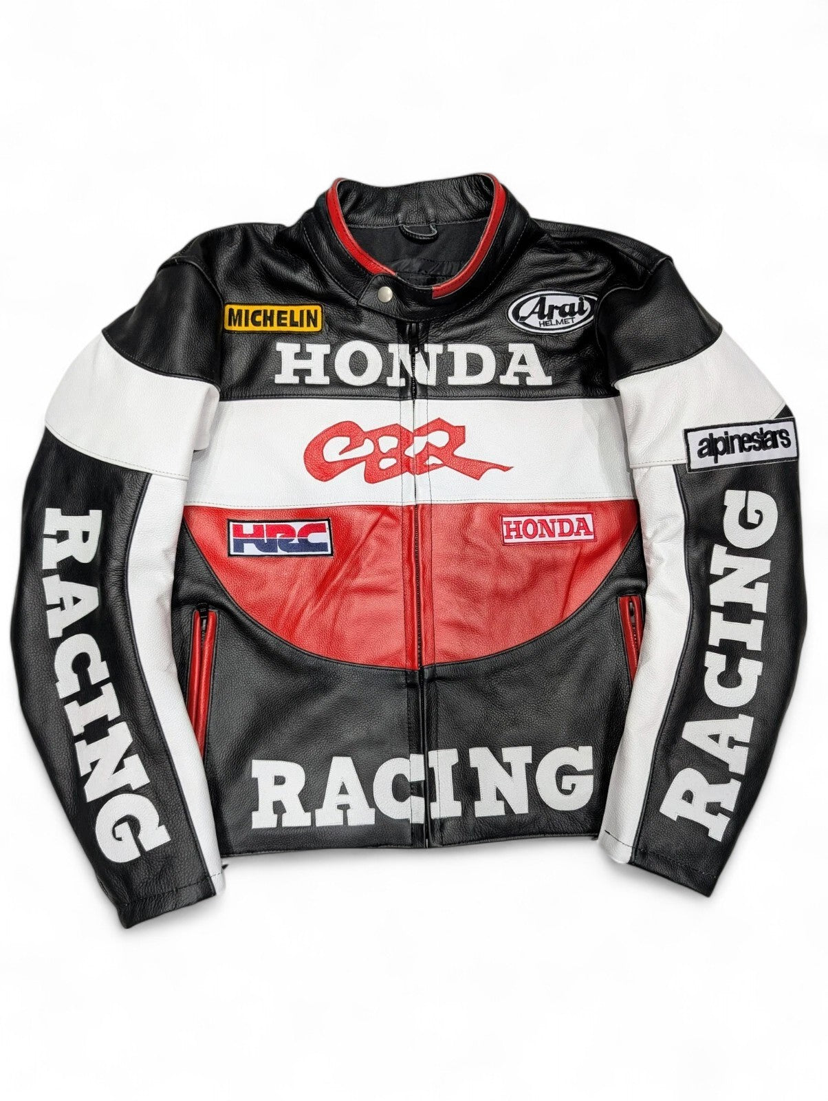 Rare Vintage Honda CBR Motorcycle Racing Leather Jacket – Collector’s Edition
