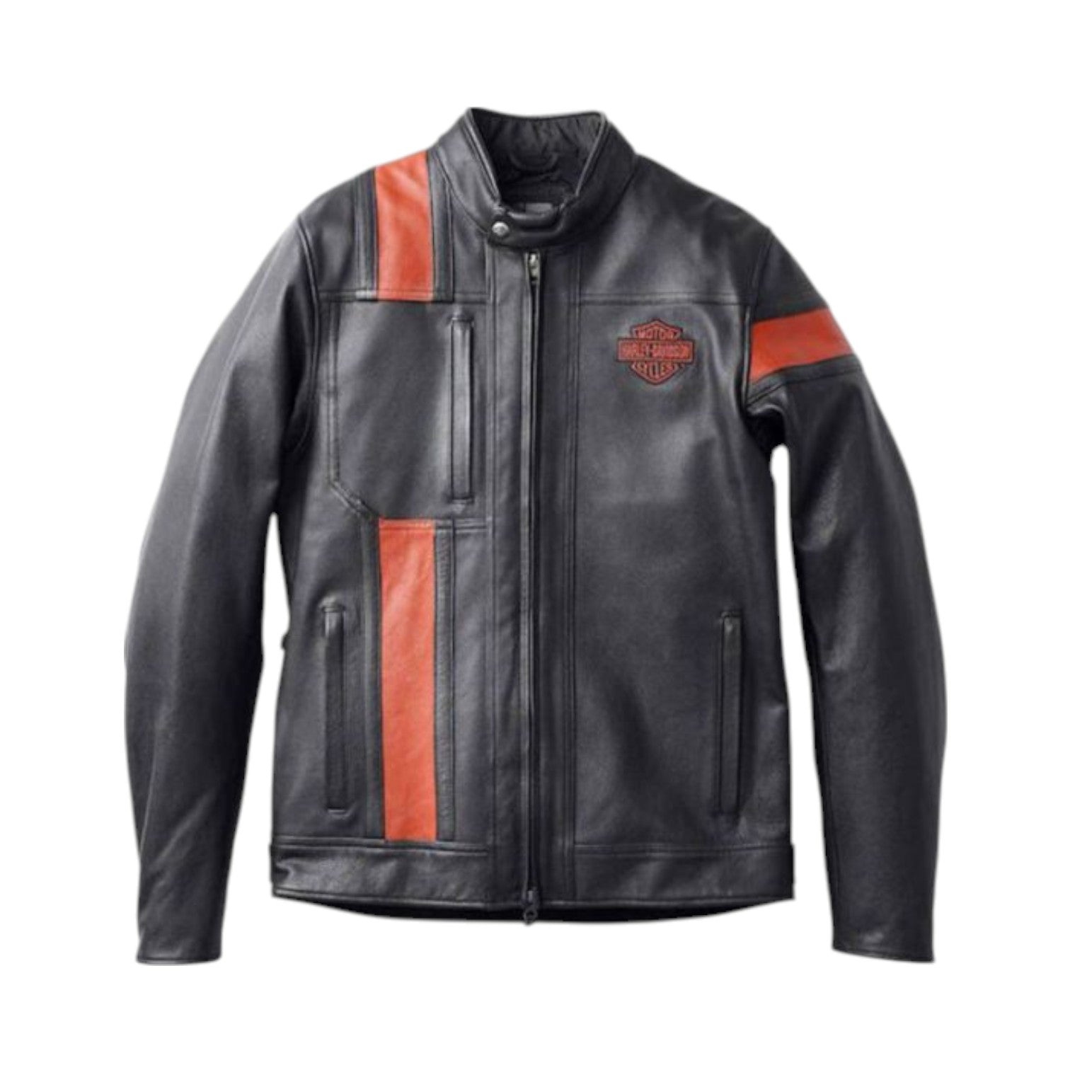 Harley-Davidson Men’s Hwy-100 Leather Jacket – Midweight Cowhide with YKK Zippers